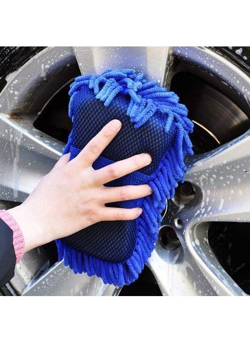 KN ENTERPRISE KN Mall 2 in 1 Combo Car Washer with 50 FT Hose Pipe Gun Microfiber Car Washing Sponge Multi Color  - Image 5