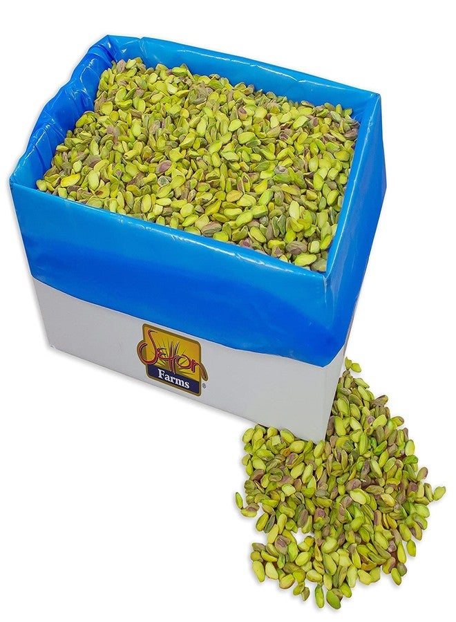 Setton Farms Premium California Raw Pistachio Halves, Bulk Pistachio Split Kernels, Bulk Raw Pistachio Pieces, 4lb Bulk Case, Chopped Pistachios for Baking and Cooking (Perfect for making Dubai Chocolate) - Image 1