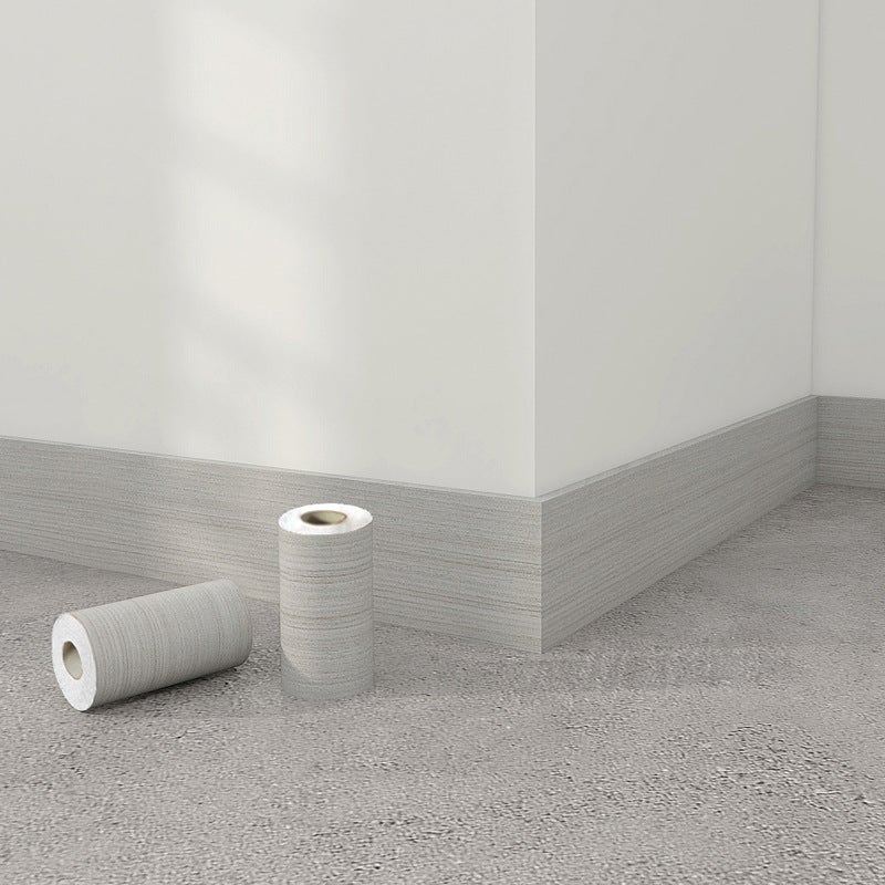 Wood Grain Waist Line Skirting Line Self-Adhesive Sticker Corner Line Door Frame Decorative Strip 10 Meters Refurbished Waterproof Moisture-Proof Sticker - Image 1
