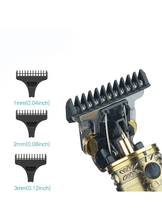 ماكينة حلاقة شعر احترافية لاسلكية – هيكل معدني كلاسيكي مع شفرات ستانلس ستيل - Image 5