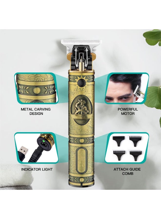 ماكينة حلاقة شعر احترافية لاسلكية – هيكل معدني كلاسيكي مع شفرات ستانلس ستيل - Image 3