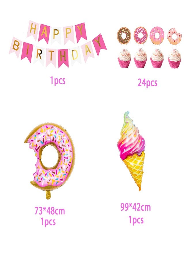 BEOXAGAR Four Ever Sweet Birthday Decorations, 4th Birthday Decorations Girl, Four Ever Sweet Balloon,Four Ever Sweet Birthday Party - Image 4