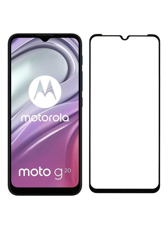 NIBEMINENT Screen Protector Tempered Glass For Motorola Moto G20 6.5 inch Clear - Image 3