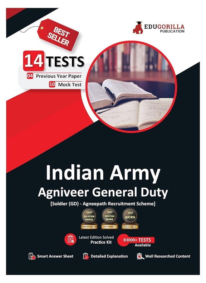 Indian Army Agniveer General Duty 2023 (English Edition) - Agneepath Scheme: Sainik GD (Soldier) - 10 Mock Tests and 4 Previous Year Papers with Free Access to Online Tests  - Image 1