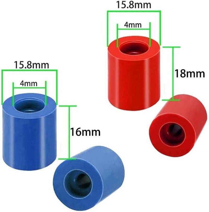 3D Printer Silicone Leveling Columns 2 Sets 3 Long 1 Short For Perfect Bed Leveling Black - Image 4
