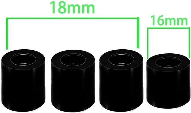 3D Printer Silicone Leveling Columns 2 Sets 3 Long 1 Short For Perfect Bed Leveling Black - Image 3
