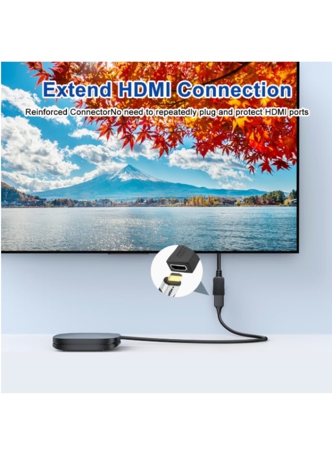 CABLE CONV HDMI Extension Cable 50cm Male to Female Gold Plated High Speed HDMI AM to AF Cable for TV, Laptop, Monitor, Projector – 1080P Compatible - Image 3