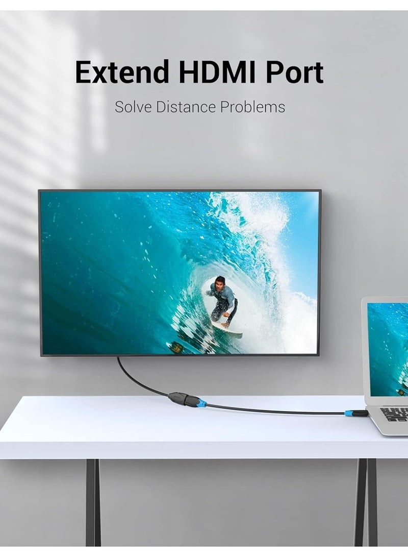 CABLE CONV HDMI Extension Cable 50cm Male to Female Gold Plated High Speed HDMI AM to AF Cable for TV, Laptop, Monitor, Projector – 1080P Compatible - Image 2