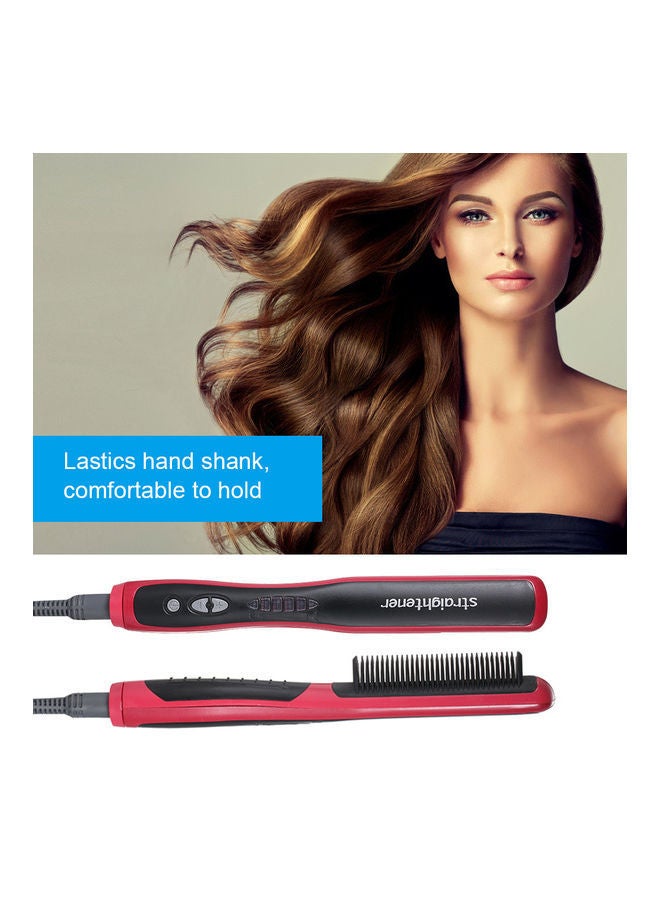 نيبمينينت مشط محمول لفرد الشعر أسود/أحمر - Image 3