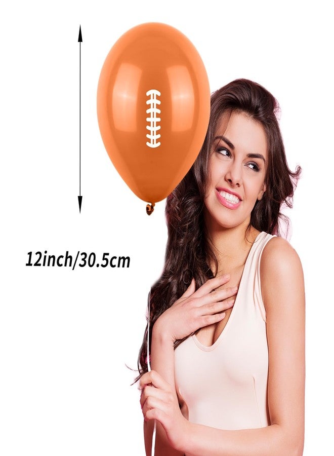 بيابيان بالونات حفلات مطبوعة عليها صورة كرة قدم مقاس 12 بوصة - أخضر داكن، أسود، بيج - ديكورات حفلات أعياد ميلاد رياضية للأولاد - Image 4
