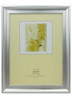 Decorhills Silver Photo Frame 12x16 Inche – Elegant Wood Picture Frame for Office, Bedroom, Living Room, and Hallway – Stylish Wall & Tabletop Display for Cherished Memories  - Image 1