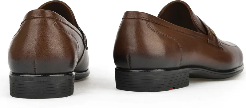 زيا , Men's Genuine Leather Small Size Shoes 141745Z41269 Brown