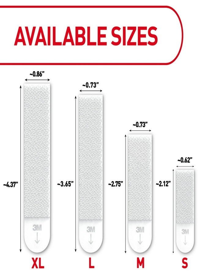 Command 20 lb XL Heavyweight Picture Hanging Strips 20 Pairs (40 Strips), Damage Free Hanging Picture Hangers, Heavy Duty Great for Home Decor, White Adhesive - Image 3