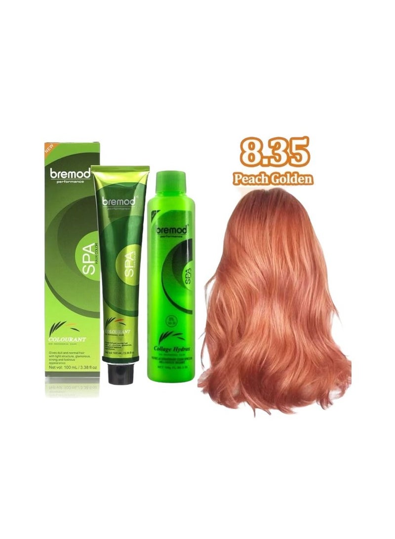 Bremod hair color peach golden