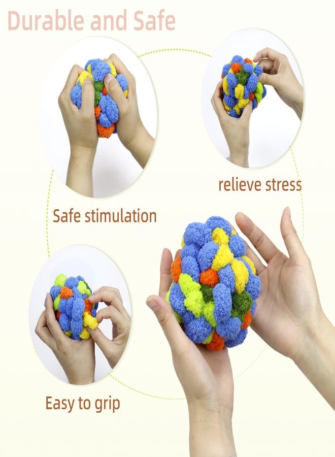 welsoon Fidget Ball for Alzheimer Dementia Patients Therapy and Anxiety Relief Sensory Toys for Autism Special Needs and Elderly Stretch and Squeeze Skin Pickers ADHD OCD - Image 4