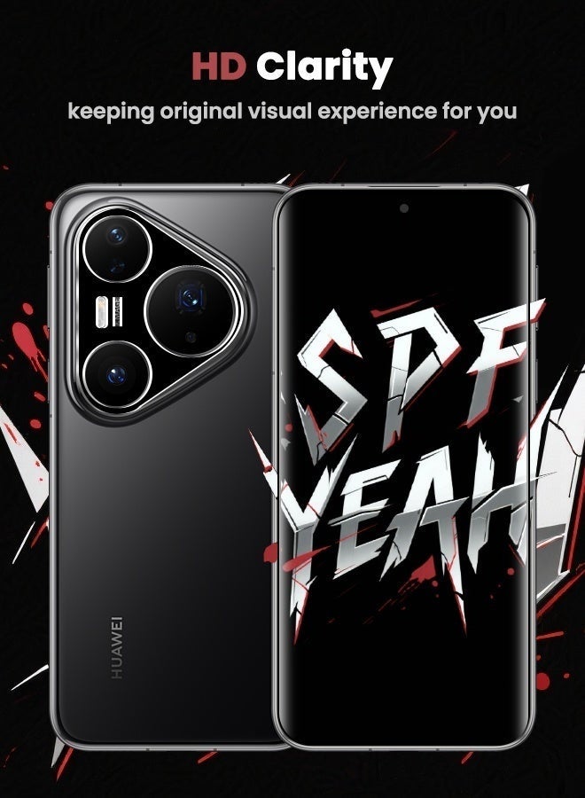 Nova future [2+2 Pack] Huawei Pura 80 Pro Privacy Screen Protector with Camera Lens Protector, [28° Anti-Spy][9H Hardness][Touch Sensitive][Anti Scratch][Bubble Free][Case Friendly] Protector Set for HUAWEI Pura 80 Pro 6.8 inch (Boxed, 2+2 PCS) - Image 5