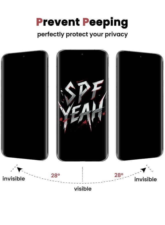 Nova future [2+2 Pack] Huawei Pura 80 Pro Privacy Screen Protector with Camera Lens Protector, [28° Anti-Spy][9H Hardness][Touch Sensitive][Anti Scratch][Bubble Free][Case Friendly] Protector Set for HUAWEI Pura 80 Pro 6.8 inch (Boxed, 2+2 PCS) - Image 3