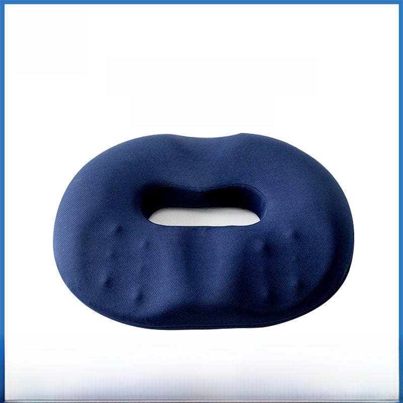 Ergonomic Seat Cushion: Bamboo Charcoal Short Plush - Breathable Air Circulation Design for Office Workers & Business Bulk Use - Image 2