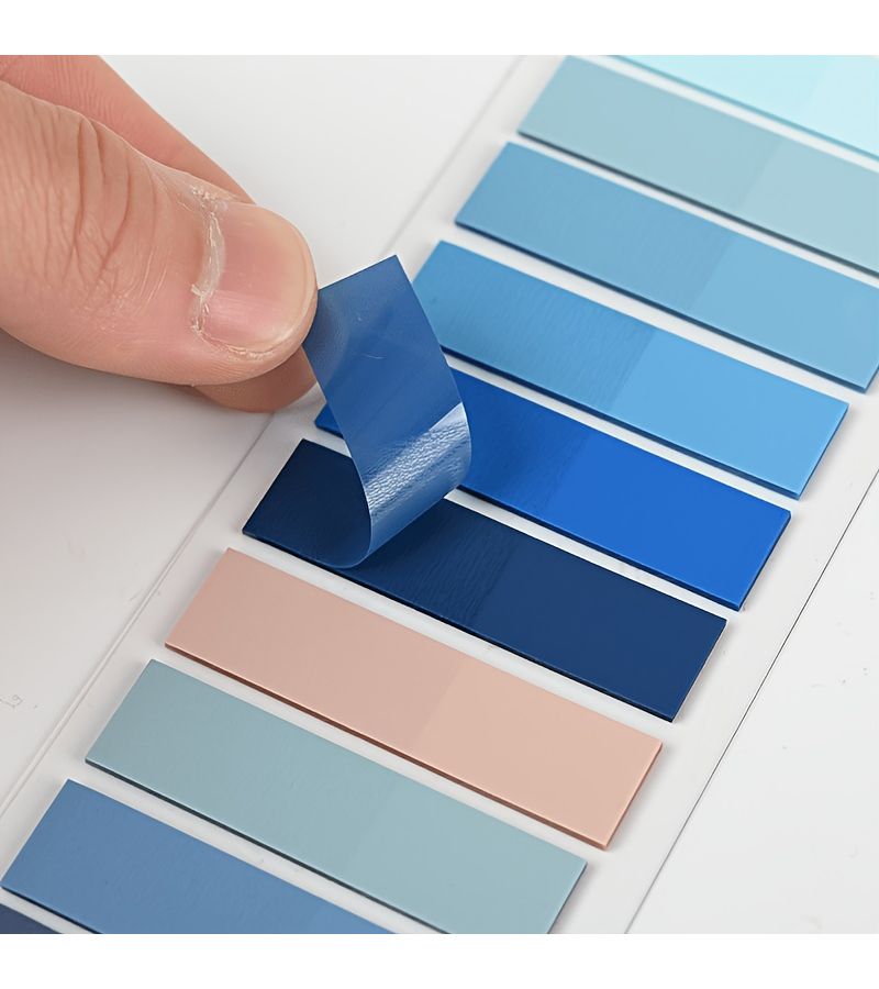 4800 Adhesive Label Stickers with Tabs for School Office Book Annotation Filing Supplies - Image 4