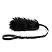 HOWGO Dog Rope ToyDog Bungee Chaser Toy 100 SheepskinSheep Smell Tug Toy for All Breeds Black Long Without Ball - Image 3