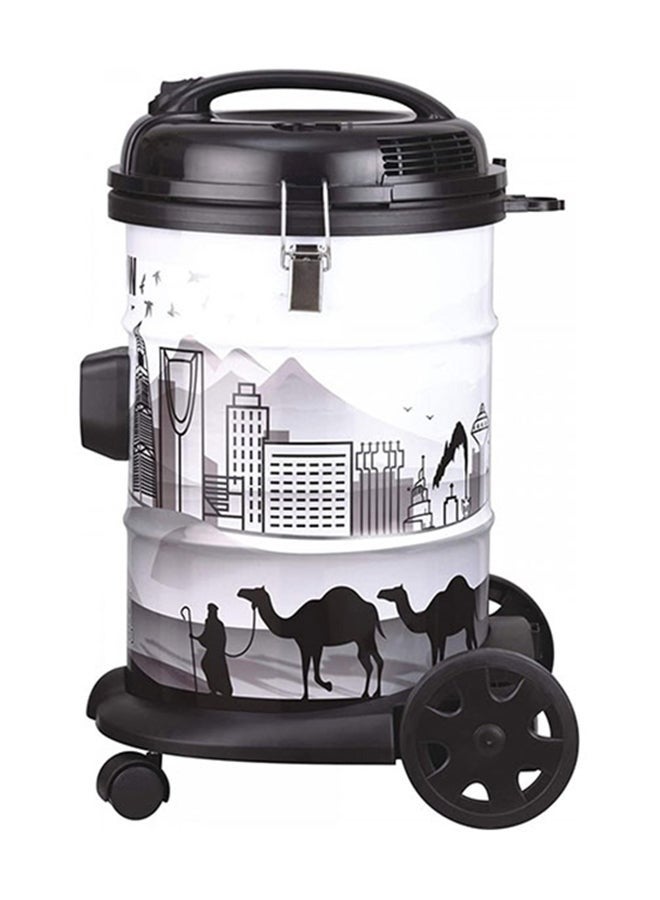 Arrow Extra Turbo  ARROW Vacuum Cleaner With High Efficient Motor Powerful Suction And Strong Metal Body/Multi Filtration System/Stainless Steel Telescopic Tube 21 L 2200 W RO-21VAA Black/White/Grey - Image 2