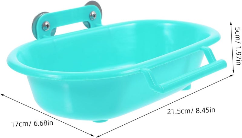 Outanaya Parrot Bath Box Bird Bathtub Bird Cage Accessory Parakeet Bath for Cage - Image 2