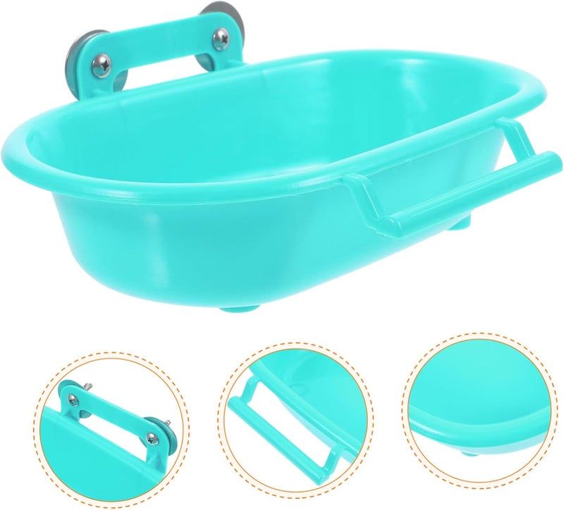 Outanaya Parrot Bath Box Bird Bathtub Bird Cage Accessory Parakeet Bath for Cage - Image 5
