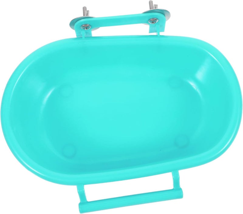 Outanaya Parrot Bath Box Bird Bathtub Bird Cage Accessory Parakeet Bath for Cage - Image 1
