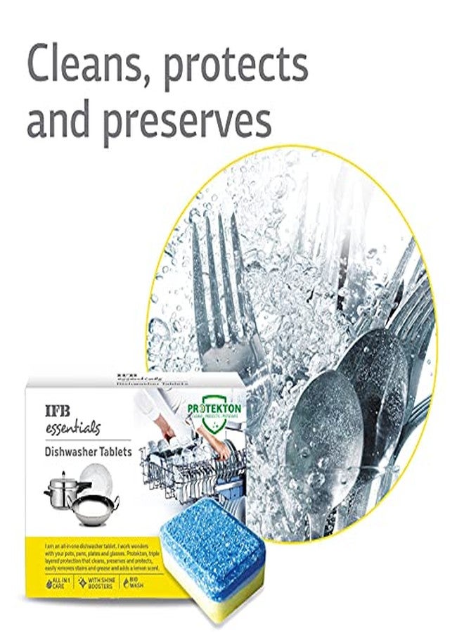 IFB Essentials Dishwasher Tablets - Combo of 2, Yellow - Image 4