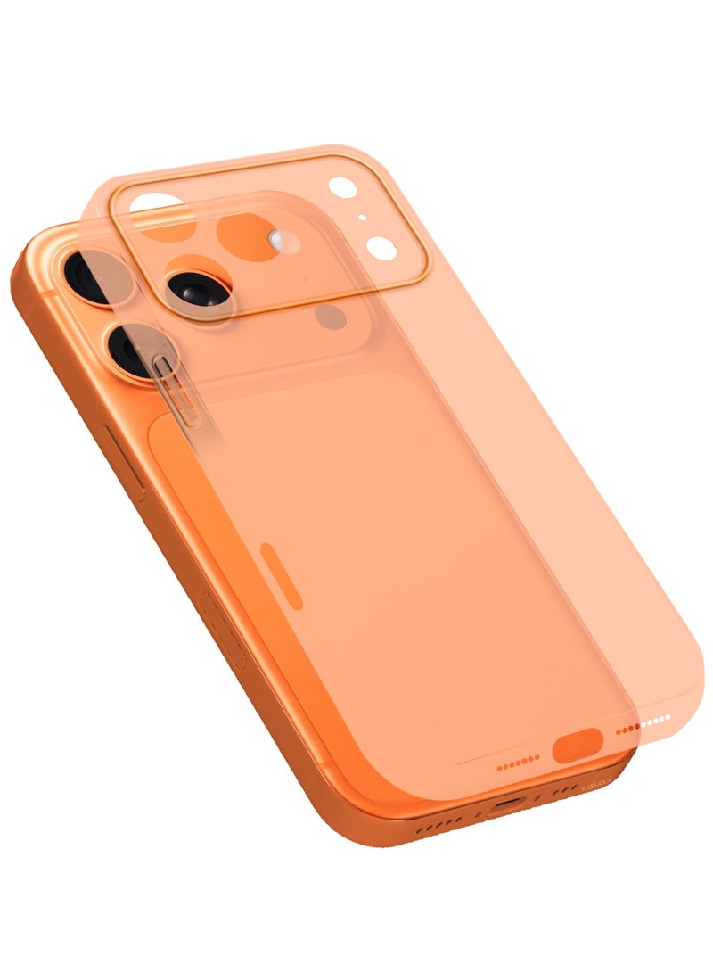 Ultra Thin Case for iPhone 17 Pro Max - 0.3mm Matte Case Cover Air Skin Series Feather-Light Frosted Protective Back Cover - Cosmic Orange - Image 1