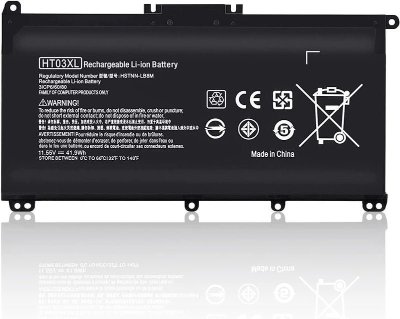 Wistar HT03XL Battery for HP L11119-855 HW03XL 7265NGW Pavilion 15-DB Series14M-DH0003DX 14M-DH1003DX 15T-CS200 15-DY0013DX 15-DY1023DX 15-DY1751MS 15-CS3073CL - Image 1