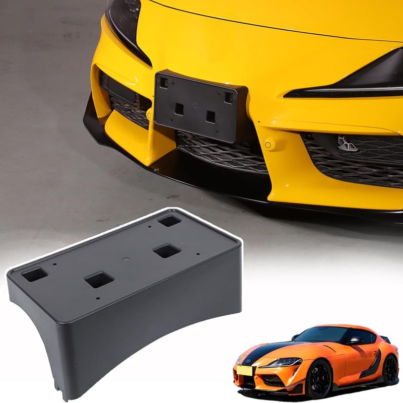 Sekhyna License Plate Frame Bracket for Toyota Supra GR A90 A91 MK5 (2019-2025) - No Drill Front Bumper Holder - Image 1