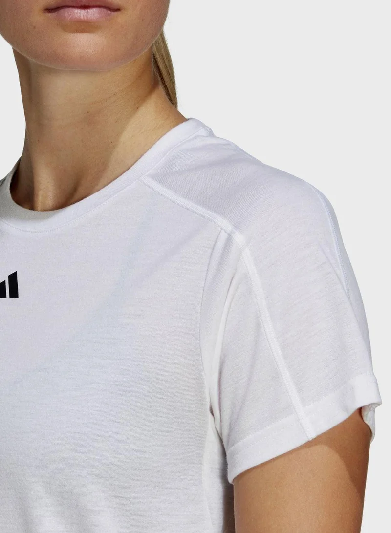 Adidas Aeroready Workout Essentials Crew Neck T-Shirt