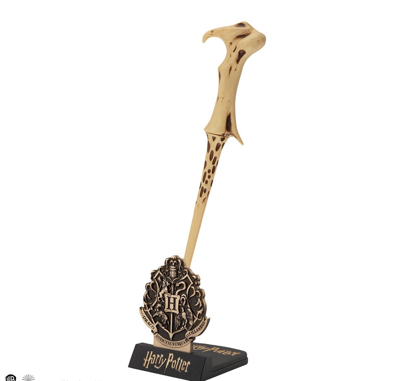 Cinereplicas Cinereplicas Harry Potter  Voldemort Wand Pen with Stand  Lenticular Bookmark  Official License 