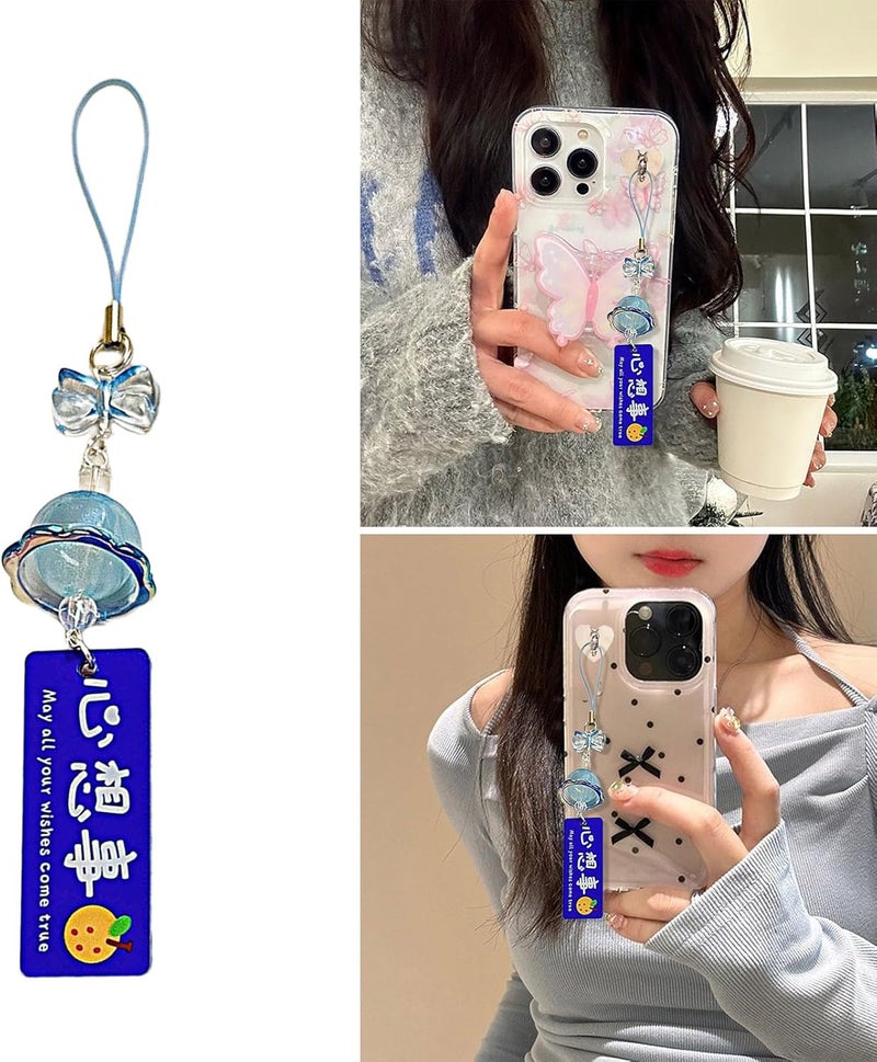 Fashion Butterfly Charm Fashion Accessory Wind Chimes Keyring Bag Pendant Keychain For Phones And Backpacks Purse Accessory, A, One Size - Image 1