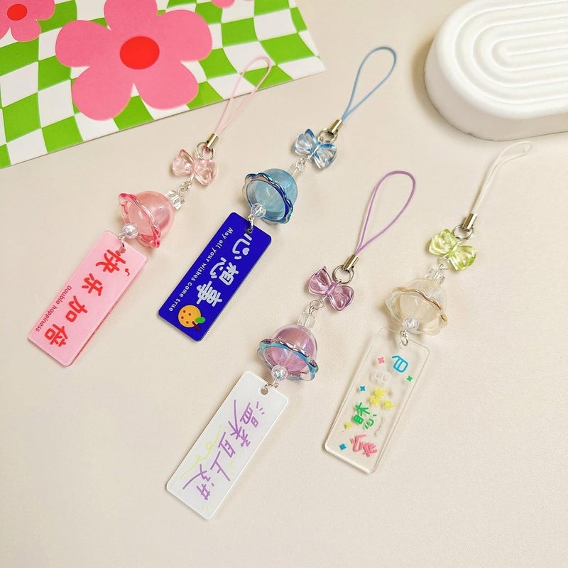 Fashion Butterfly Charm Fashion Accessory Wind Chimes Keyring Bag Pendant Keychain For Phones And Backpacks Purse Accessory, A, One Size - Image 5
