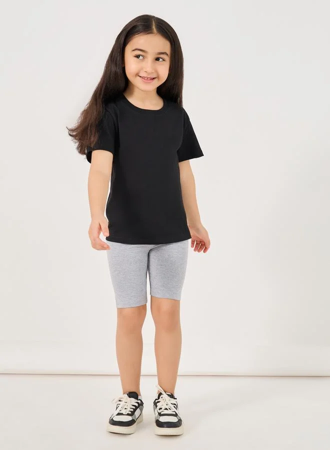 Styli Styli Solid Cycling Cotton Shorts