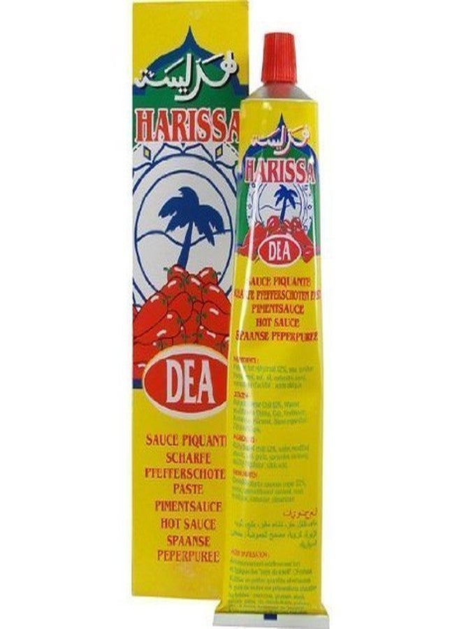 dea Harissa Condiment in Tube -North African Hot Red Sauce- 120 Gr 4.2 Oz by Dea