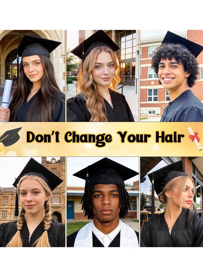 2PCS Graduation Cap Headband, Anti-slip Hairband Graduation Hat Accessory for Graduates - Image 5