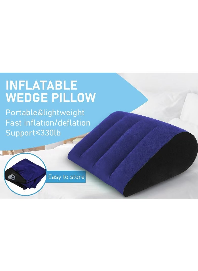 KUYING Inflatable Wedge Pillow for Yoga Posture Auxiliary and Reduces Press Waist and Back  - Image 2