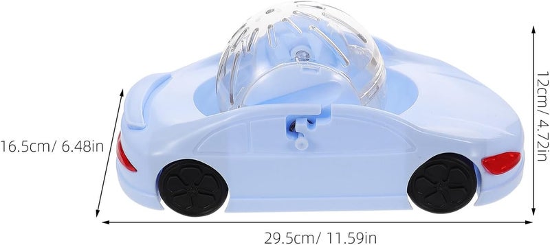 Artibetter Silent Hamster Exercise Wheel for Small Pets, Blue 29.5x16.5cm, Quiet Running for Hamsters and Gerbils, Small Animal Activity Wheel - Image 2