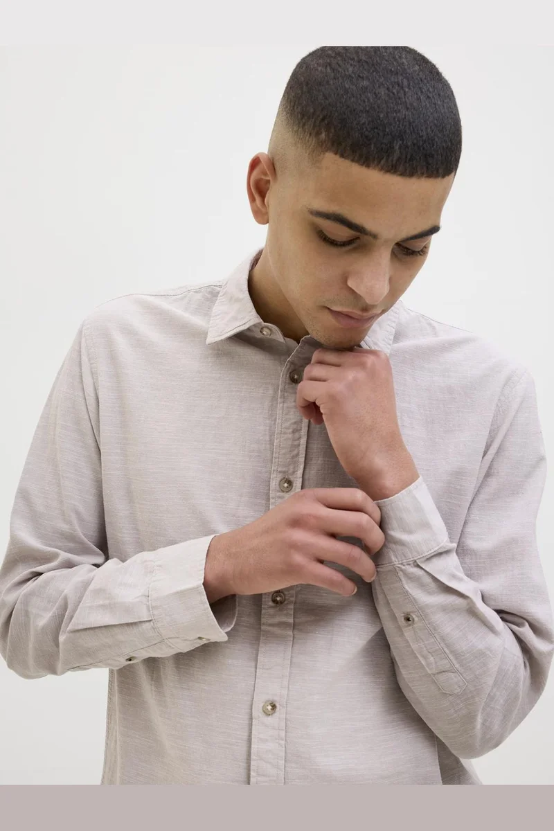 JACK & JONES  Essential Long Sleeve Shirt for Men | Best Price UAE