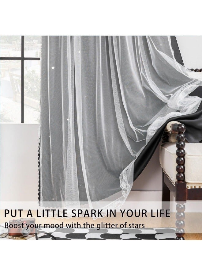 كي واي دي 1 Panel ستائر التعتيم Fabric Nation ستائر غرفة نوم معزولة حراريا لغرفة المعيشة 100x250 سم  - Image 3
