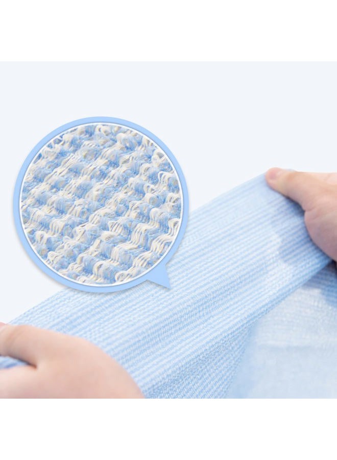 MODU Exfoliating Washcloth Japanese Washcloth Nylon Bath Wash Cloth Korean Exfoliating Cloth Loofah Towel Beauty Washcloth Sponge Loofah Body Scrub Back Scrubber for Shower 3 Pcs by Modu - Image 5