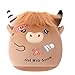 LeYoHa Get Well Highland Cow Plush Adorable Cow Stuffed Animal Toy for All Ages Perfect Get Well Gift for Kids 945 Inch - Image 2