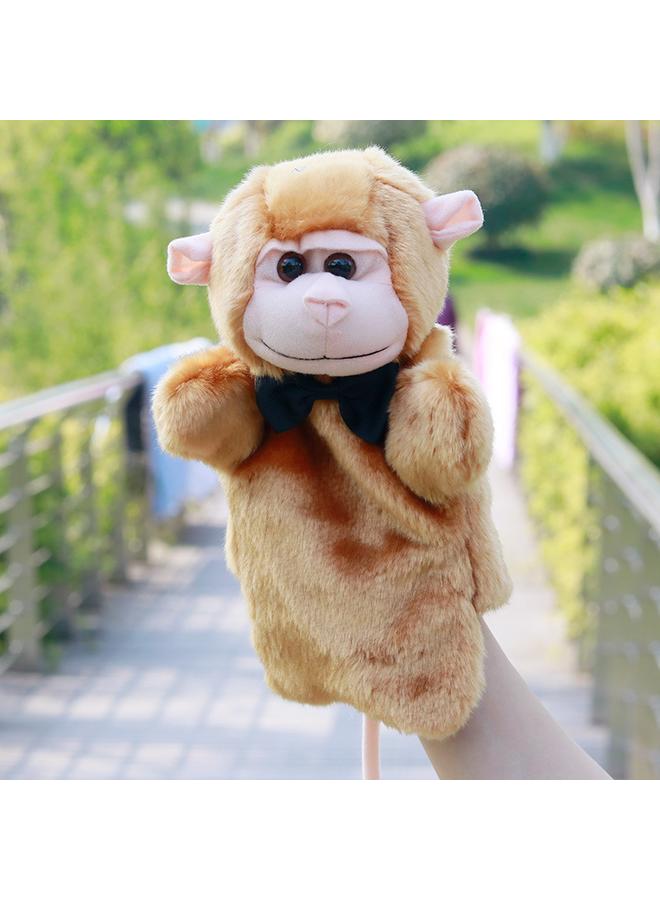 Bluejw New Style Bow Tie Bunny Hand Figure Doll Teaching Toy Gloves Children Early Education Storytelling Parent-child Comfort Plush Doll - Image 1