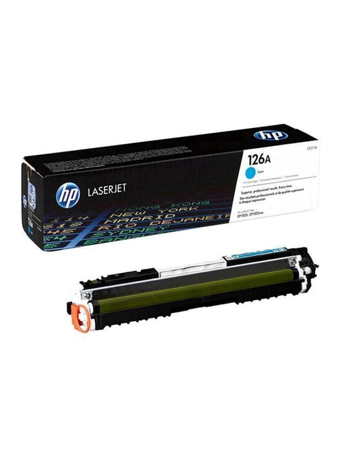 HP خرطوشة تونر وحبر لطابعات ليزر جت طراز 126A أزرق سماوي - Image 1