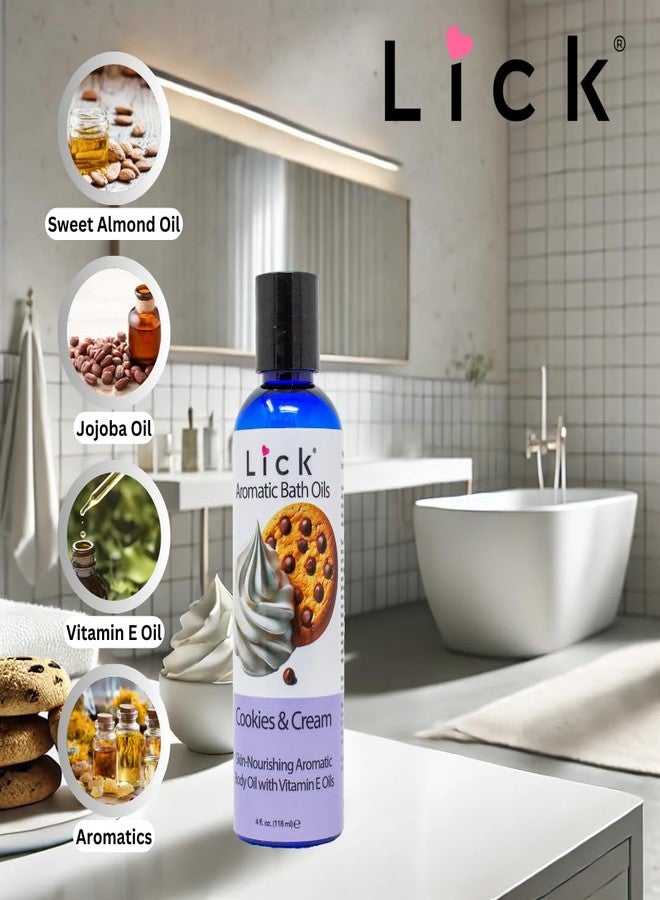 ليك زيت استحمام عطري برائحة الكوكيز والكريمة - روائح حلوى كريمية - زيوت استحمام مريحة، 4 أونصة - Image 4
