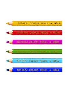 NATARAJ 12 Colour Pencil Half Size + Sharpener, Multicolor - pzsku/ZDCB052ED5E9BB025A52DZ/45/_/1661417650/1844c40c-92bb-4612-8a0f-978f4ce79c23