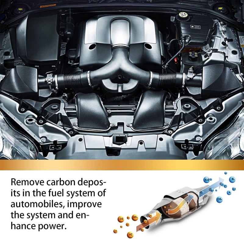 Catalytic Converter Cleaner, 120ml Engine Boosting Cleaning Liquid for Cars, Oil Additive Formula to Improve Emissions and Performance During Highway Driving, Suitable Sedans, Motor Vehicles - Image 5